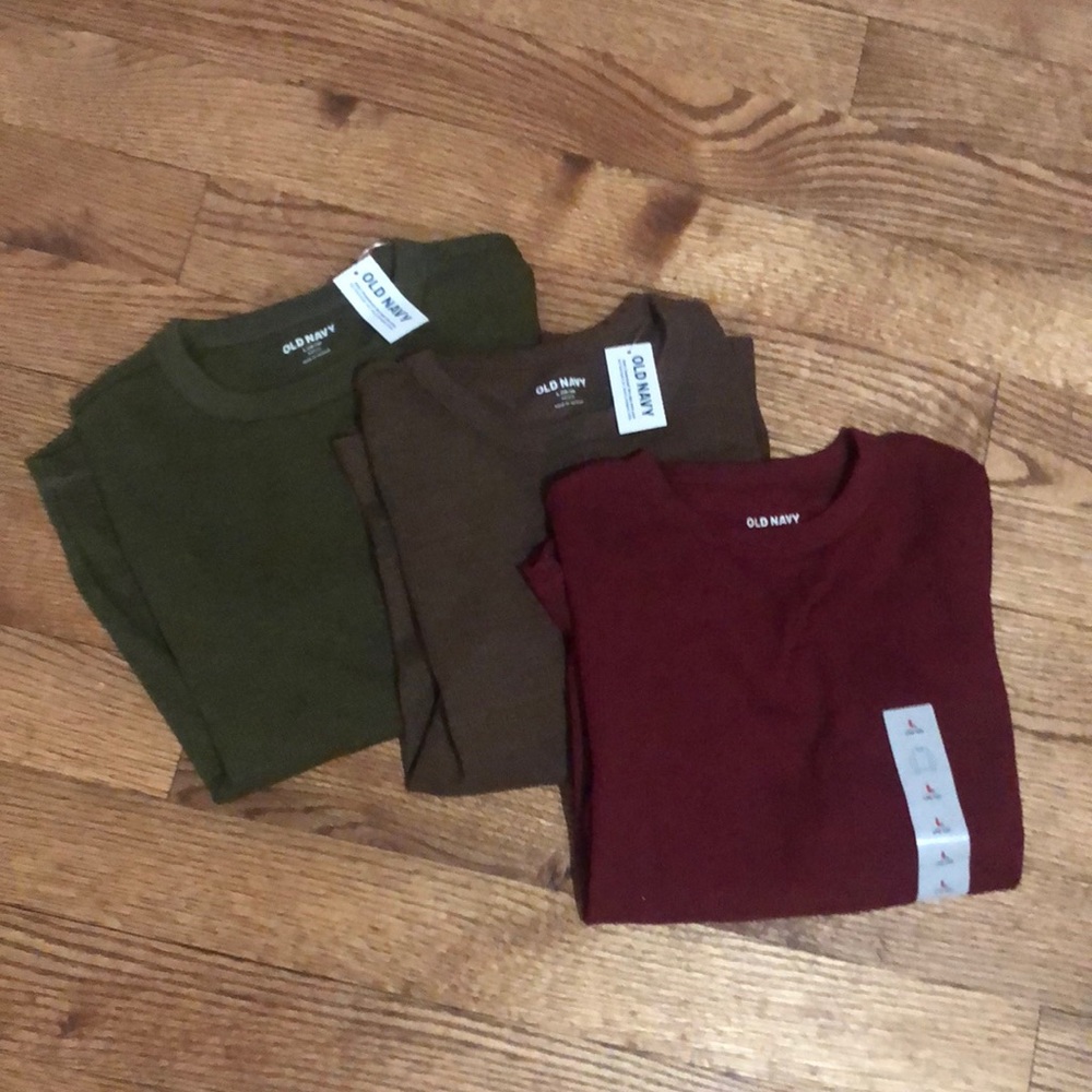 NWT Bundle of Three Boy’s Old Navy Thermal Waffle Shirts